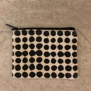 3/$12 Small Canvas Cosmetic Pouch EUC